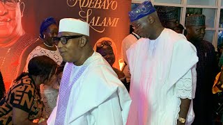 BABA TUNDE RAJI FASHOLA WALKED IN WITH ADEBAYO SALAMI AS HE CELEBRATED 60TH ON STAGE WITH A MOVIE