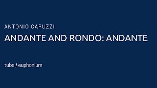 Antonio Capuzzi - Andante and Rondo: Andante (piano accompaniment)