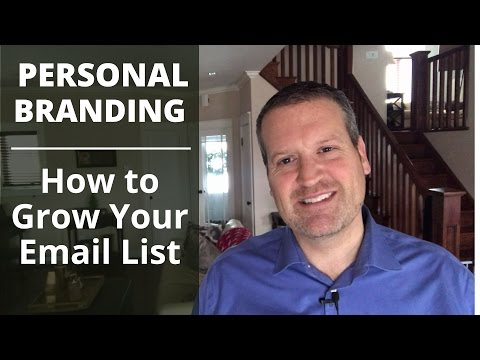 Personal Branding - How to Build Your Email List | Chris Spurvey