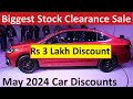 Biggest stock clearance offer on cars may 2024 discounts