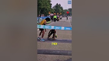 Runner Collapses at the Finish Line—What Happens Next Will Shock You😳