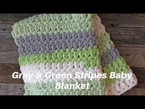 Super Chunky Crochet Baby Blanket (Free Pattern) - Maisie and Ruth