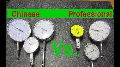 Chinese Vs. professional dial indicators Comparison - no name Vs. Mitutoyo Vs. TESA challenge