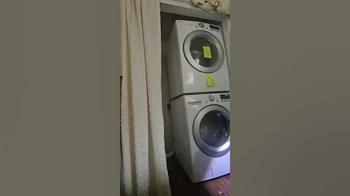 Washer and Dryer Stacking Kit installation in laundry