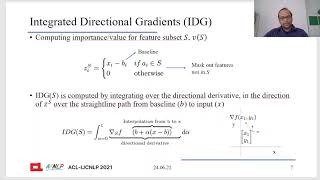 Integrated Directional Gradients