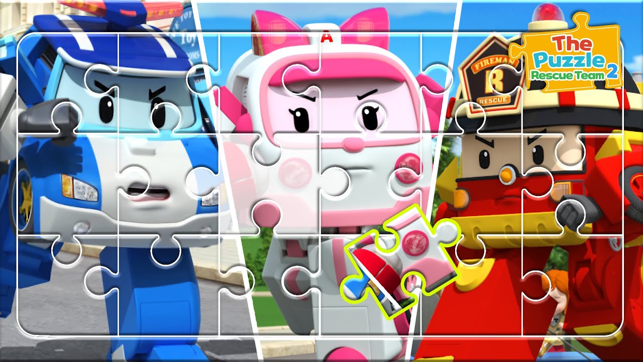 Puzzle Rescue Team2 Full Episodes 01│POLI Game│Game for Kids│Puzzle Game│Robocar POLI TV