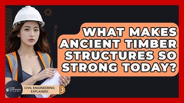 What Makes Ancient Timber Structures So Strong Today? - Civil Engineering Explained