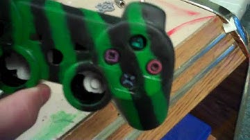 Green ps3 controller mod (part4)