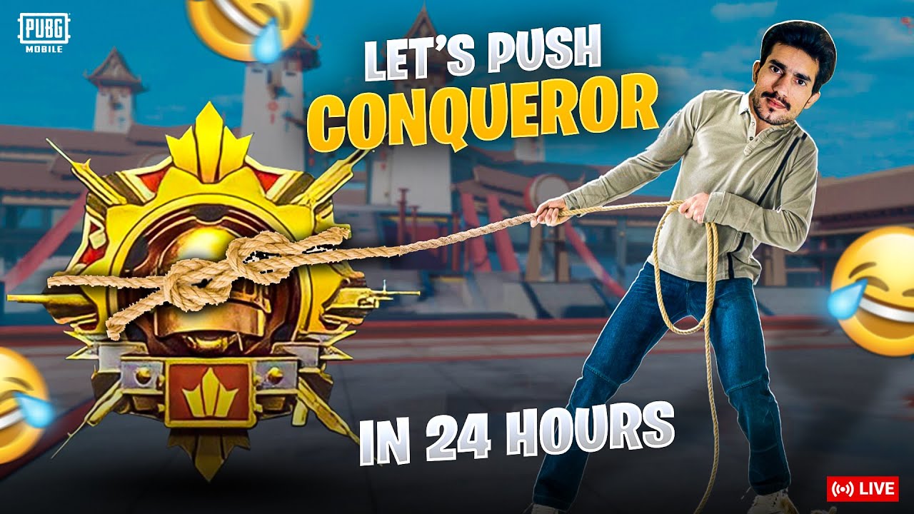 Can We Do Conqueror in 24 Hours ? NON STOP STREAM New 100 RP MAXOUT | 🔥 ...