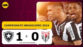 BOTAFOGO 1 X 0 ATLÉTICO-GO - CAMPEONATO BRASLEIRO 2024; VEJA OS GOLS!