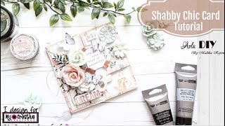 Shabby Chic Band Card Tutorial | Aola DIY