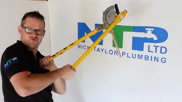 Bend copper pipe like a boss, How to bend copper pipe 90 degree bend    HD 1080p