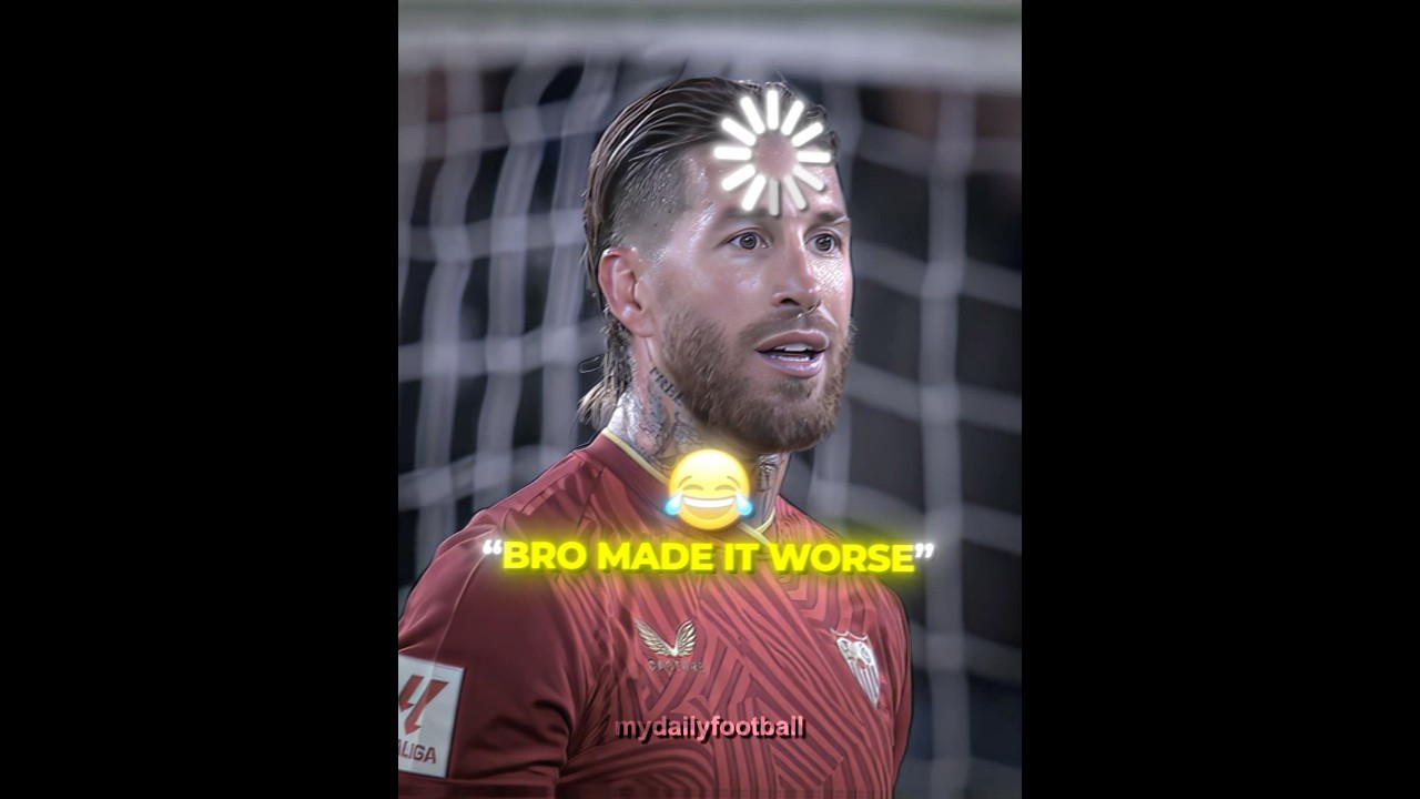 Sérgio Ramos Funny Red Card 😂😭