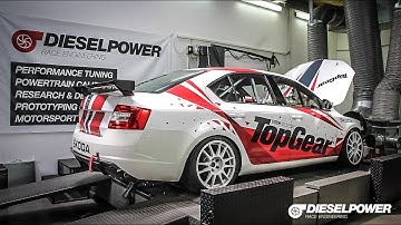 New ŠKODA Octavia CUP - TOP GEAR Polska DIESELPOWER dyno tuning www.dp-race.com