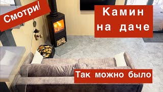 Камин, телевизор, 20 м². Wiking Mini 4 в дачном доме.