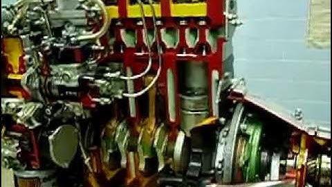 4 Cylinder In-Line Diesel Engine | Half Cut Engine Overview | GIKI Mechanical Department Lab | Topi