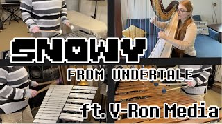 Undertale: Snowy - Harp & Percussion Cover ft. @VRonMediaMusic