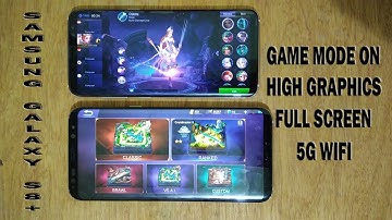 Samsung Galaxy S8+  5G WiFi, High Settings, Game Mode On, Full Screen