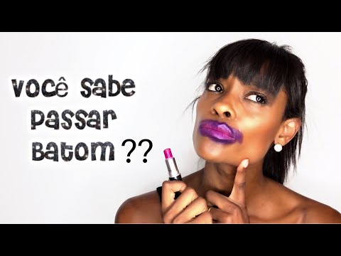 Vídeo: Batom reconhecido como seguro para a saúde