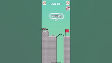 Draw bridge puzzle game level 2701 #drawing #game #Shorts