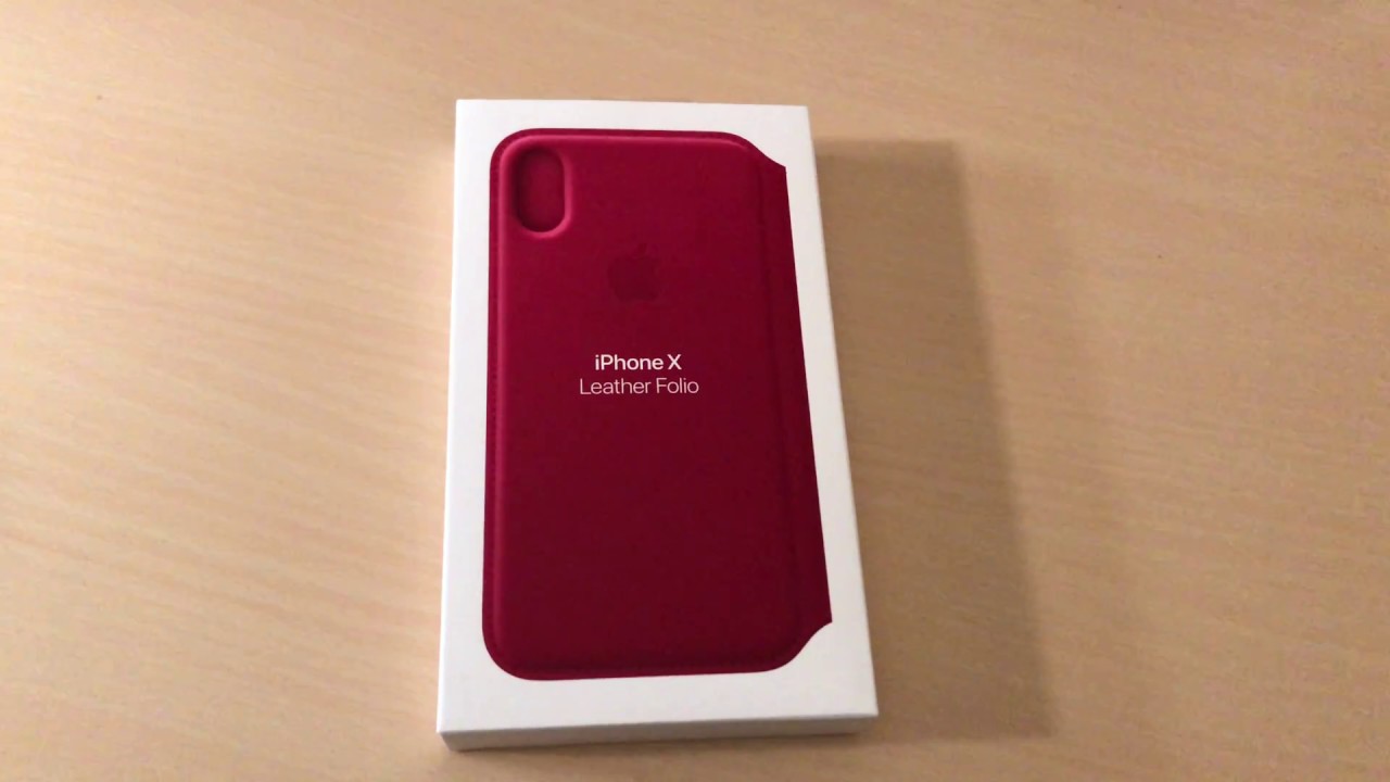 Apple Iphone X Leather Folio Case Apple Iphone X Leather Folio Case