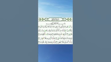 سورة الضحى، تلاوة خاشعة للشيخ محمد الفقيه.