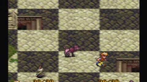 Secret of Evermore - SNES Intro Real SNES footage