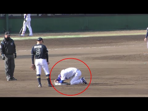 根尾昂にアクシデント！？「根尾さん大丈夫かなあ…」【2022年3月8日 中日ドラゴンズ プロ野球】