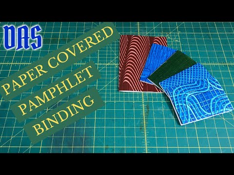 The Ultimate Beginners Bookbinding Tutorial // Paper Covered Pamphlet
