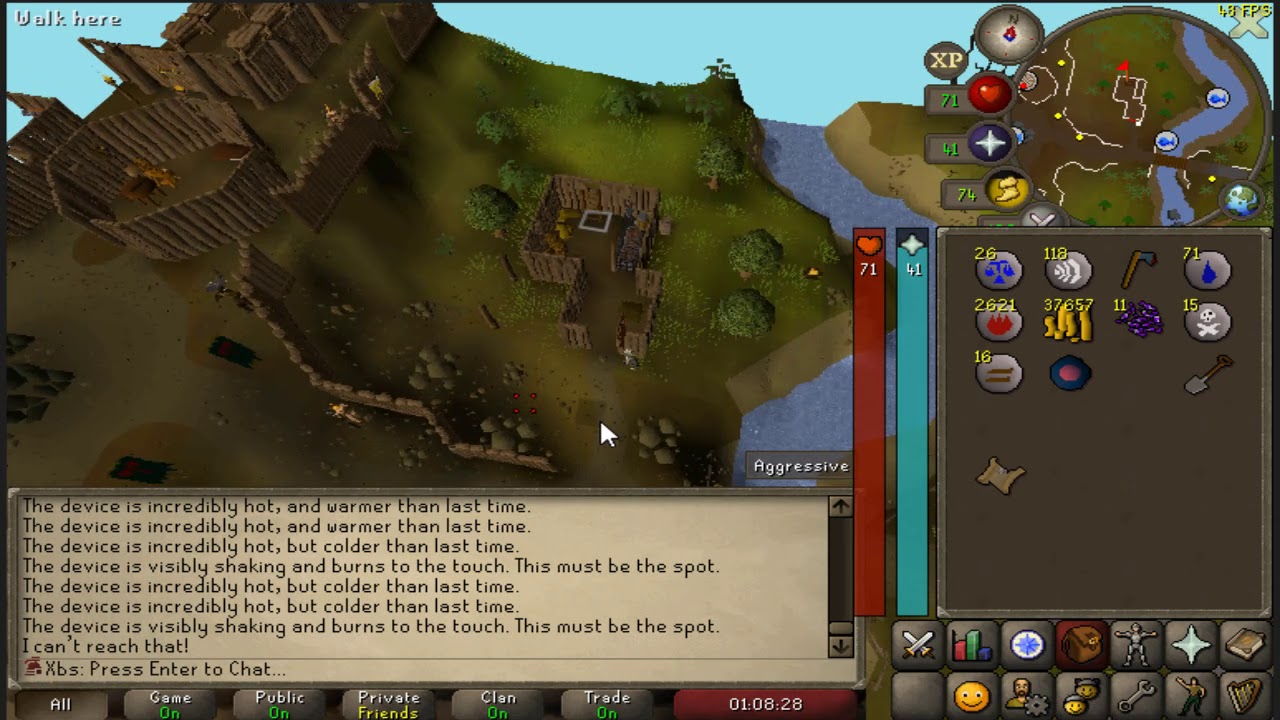 OSRS In a village of barbarians, I am the one who guards the village