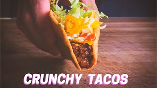 HARD SHELL GROUND BEEF TACOS | Gringo Tacos with Crispy Fried Shells