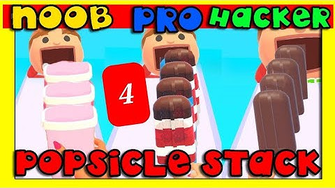 NOOB vs PRO vs HACKER in Popsicle Stack