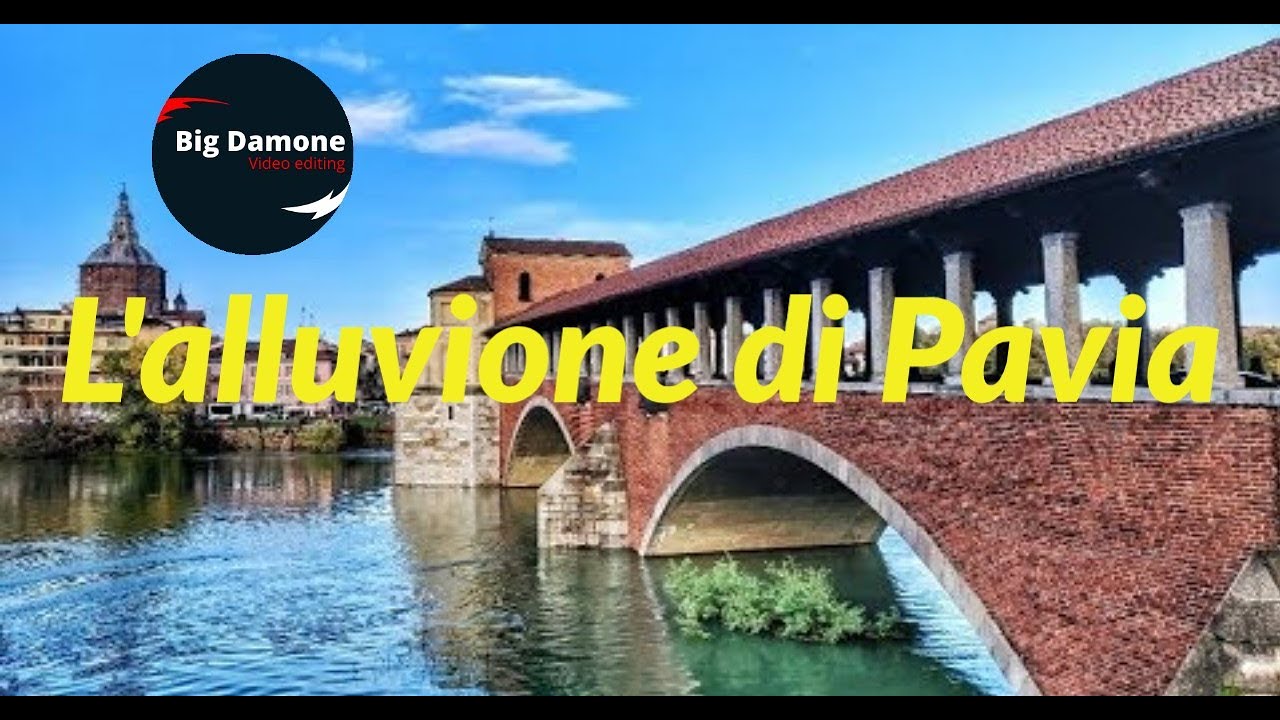 Ticino river flooding (Pavia) - YouTube