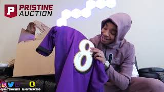 FlightReacts Gets a Lamar Jackson AUTOGRAPHED Jersey