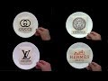 Luxury Brand Logos Pancake Art - Chanel, Versace, Louis Vuitton, Hermes