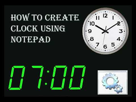 how to make clock using bat file ?