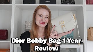 Dior Bobby Bag 1 Year Review 🤓 || Pros & Cons, Wear & Tear, Versatility