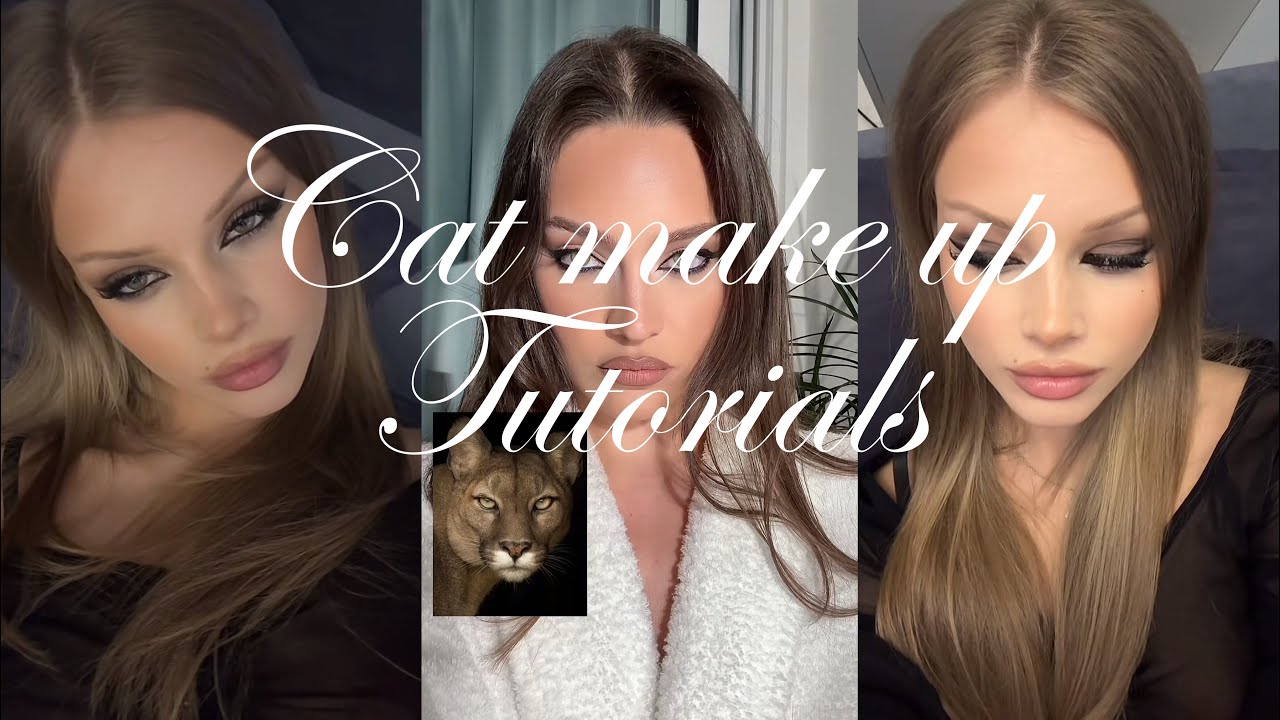 Cat make up tutorials tiktok compilation 🐈‍⬛ 