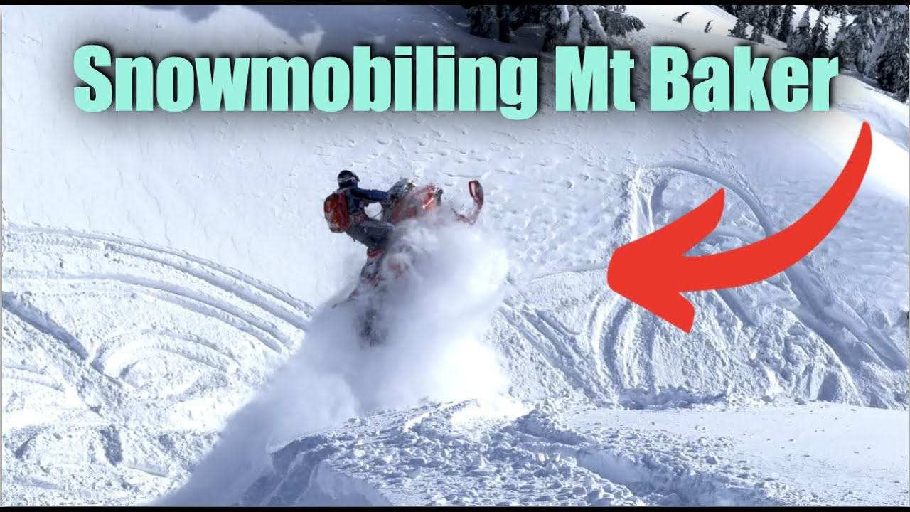 Snowmobiling at Mt Baker Washington