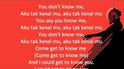 Aku Tak Kenalmu Joe Flizzow Zamaera Lyrics  - Durasi: 3:38. 