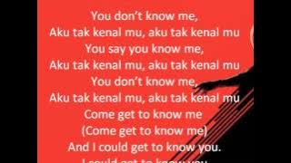 Aku Tak Kenalmu Joe Flizzow Zamaera Lyrics
