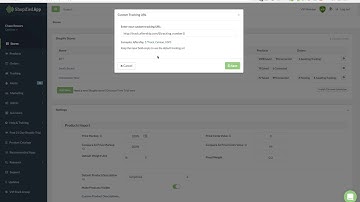 Shopified App - How to Use Custom Tracking URLs In Shopify