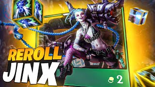 I Tried Jinx Reroll for the First Time - Rank 1 TFT Set 9