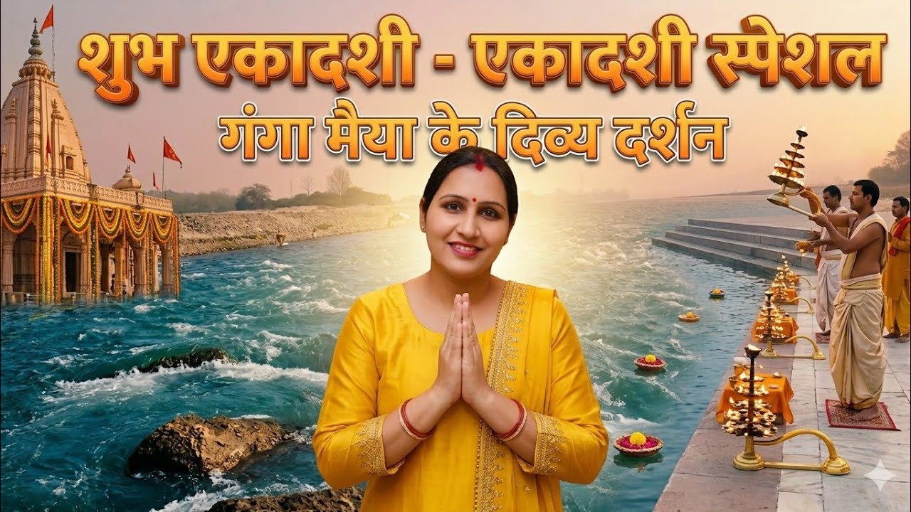 एकादशी पर कीजिए गंगा मैया के दर्शन मनोकामना होगी पुरी🙏