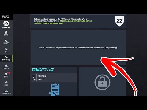 How to access the transfer market on FC 24 Web App