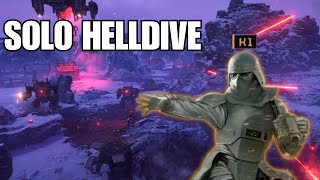 Helldivers 2 - Soloing a HELLDIVE as a Snowtrooper