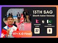 Nepal🇳🇵 Vs 🇵🇰Pakistan 87+ K.G. Final | 13th SAG | Saksham Karki | १३वौ सागमा तेक्वान्दो फाइनलमा