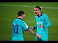 Griezmanns first goal for barcelona  messi assists