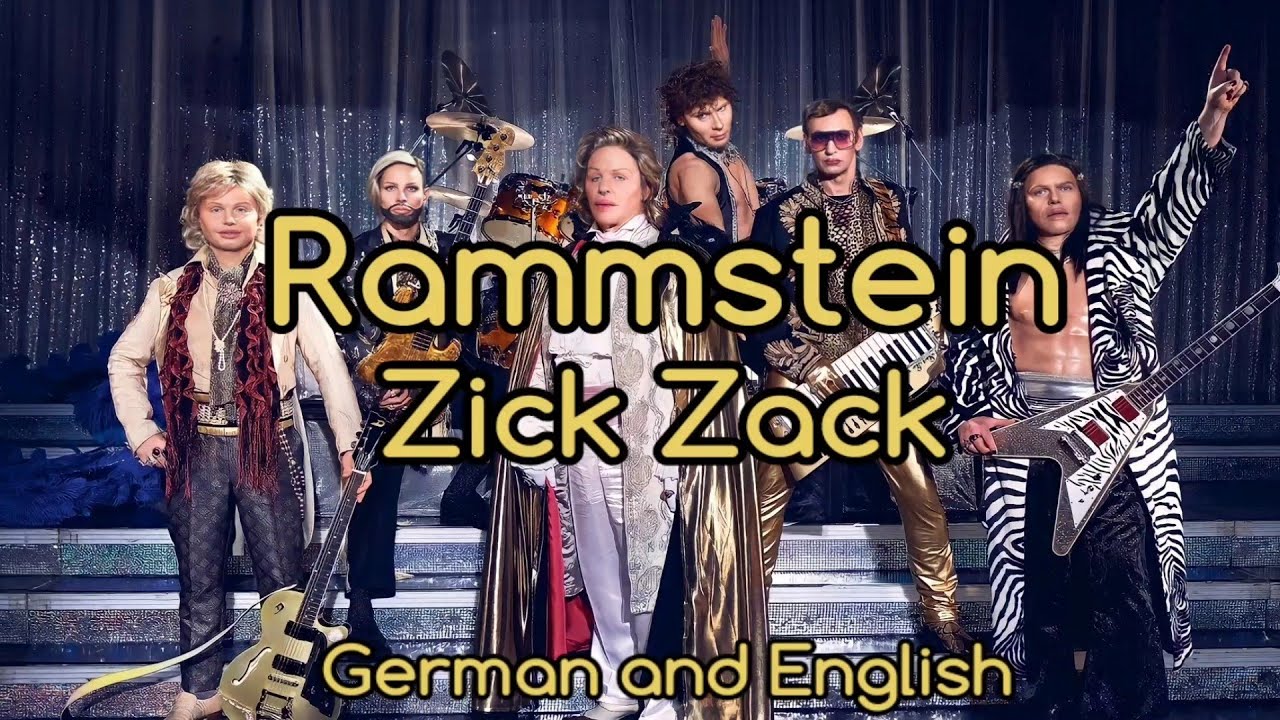 Rammstein Zick Zack English and German lyrics YouTube