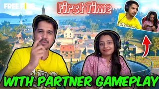 Amithbhai & His Wife Very Funny Gameplay | Kalahari King Duo Free Fire Gameplay